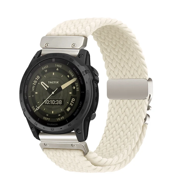 Garmin Fenix 9 Pro - 43mm Geflochtenes Armband mit P-Schnalle (Polarstern)