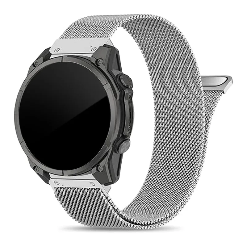 Garmin Fenix 9 Pro - 47mm Premium Milanese Armband (Silber)
