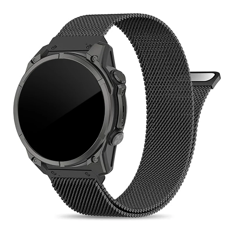 Garmin Fenix 9 Pro - 47mm Premium Milanese Armband (Schwarz)
