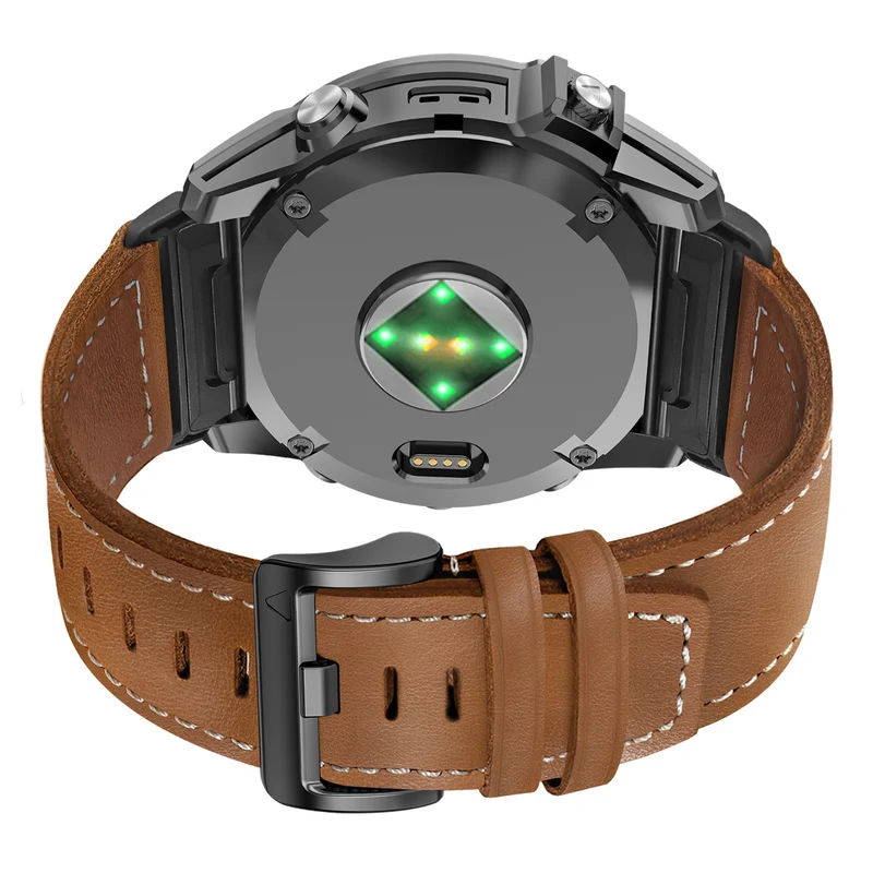 Garmin Fenix 9 - 51mm Premium Lederarmband (Braun)