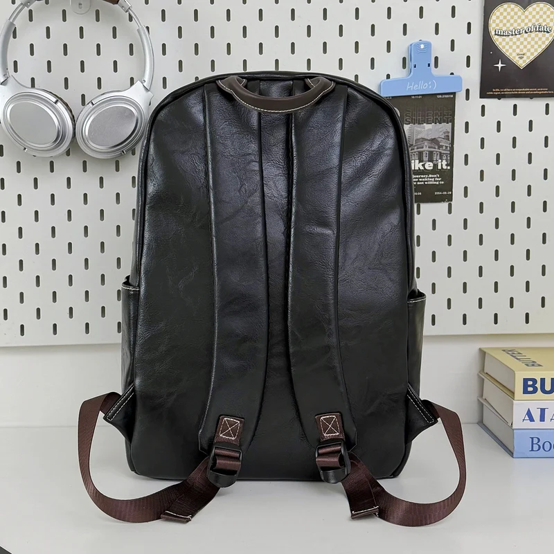 Haltbarer Vintage-Leder-Rucksack Karnz
