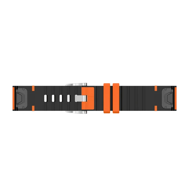 Garmin Fenix 9 - 43mm Leder Hybridarmband (Orange)