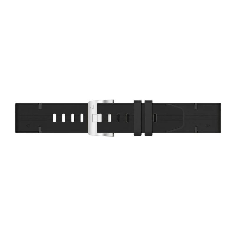 Garmin Fenix 9 - 43mm Leder Hybridarmband (Schwarz)