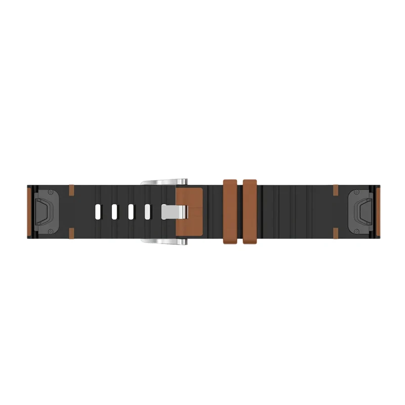 Garmin Fenix 9 Pro - 51mm Leder Hybridarmband (Braun)