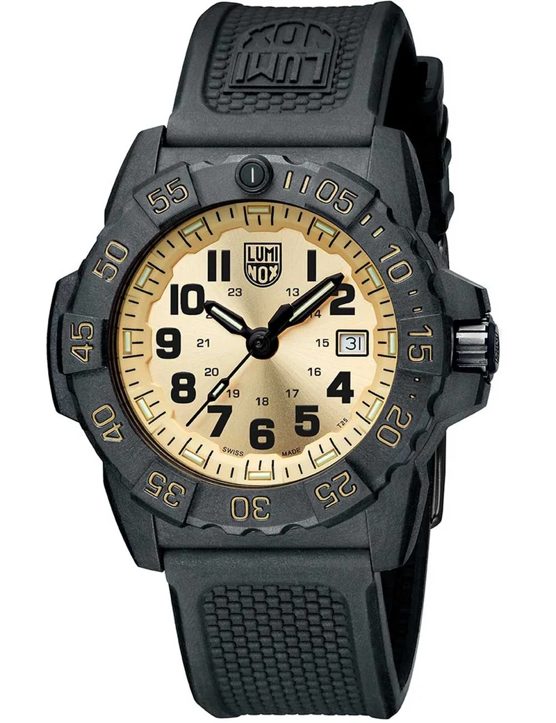 Luminox Navy SEAL Gold XS.3505.GP.1 Herren Armbanduhr • Limitierte Edition • CARBONOX-Gehäuse