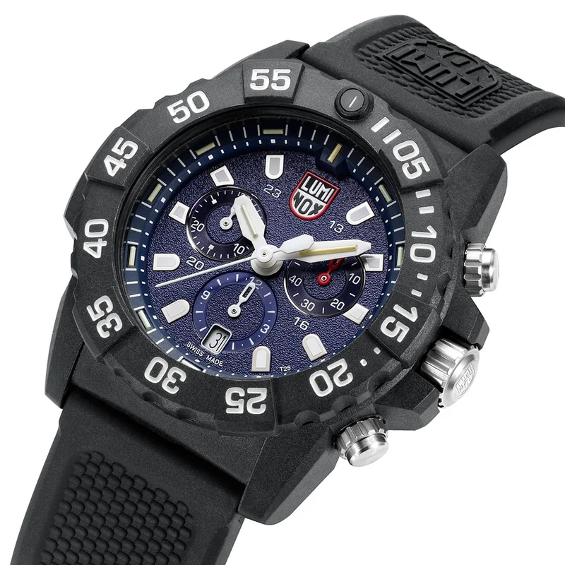 Luminox Navy SEAL Chronograph XS.3583 Herren Armbanduhr Blau • Chronograph • 20 ATM Taucheruhr