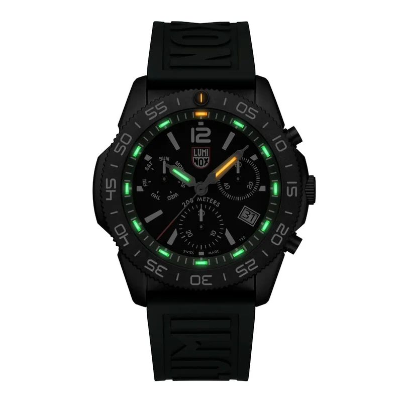 Luminox Pacific Diver XS.3147 Herren Armbanduhr Grün • Saphirglas • 200 m Wasserdicht