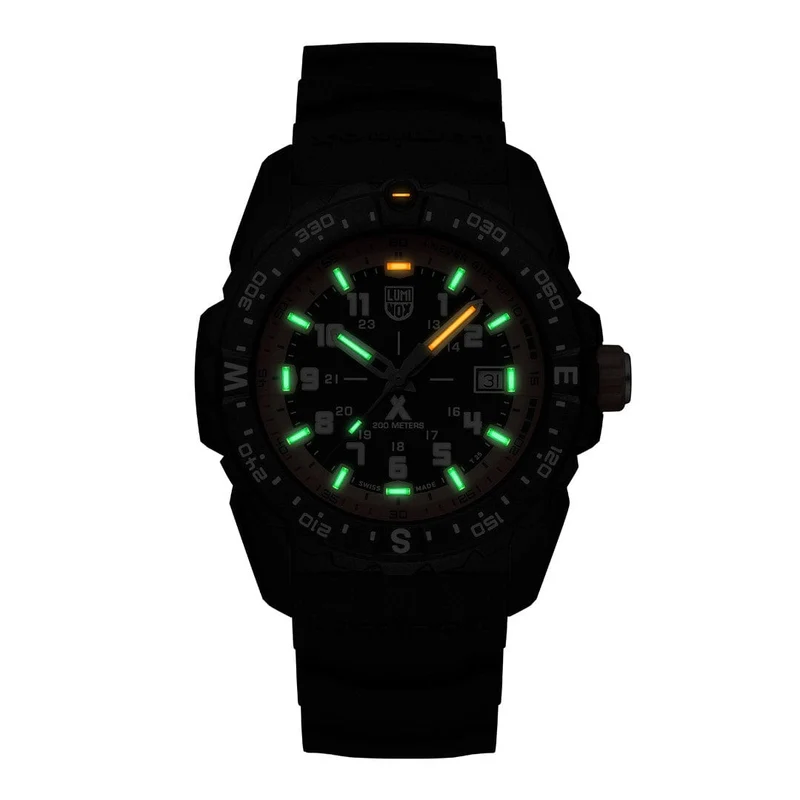 Luminox Bear Grylls Survival Mountain XB.3739 Herren Armbanduhr Orange • Saphirglas • CARBONOX™-Gehäuse