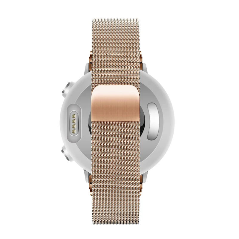 Bandz Garmin Fenix 9 - 43mm Milanese Loop Armband (Roségold)