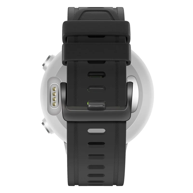 Bandz Garmin Fenix 9 - 43mm Schnalle Silikonarmband (Schwarz)