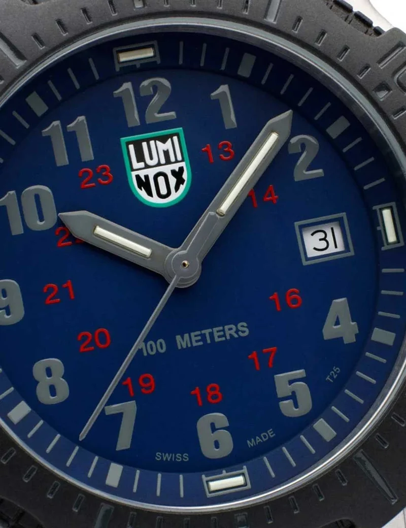 Luminox Manta Ray Steel X2.2133 Herren Armbanduhr • Schweizer Quarzwerk • Tritium-Leuchtmasse