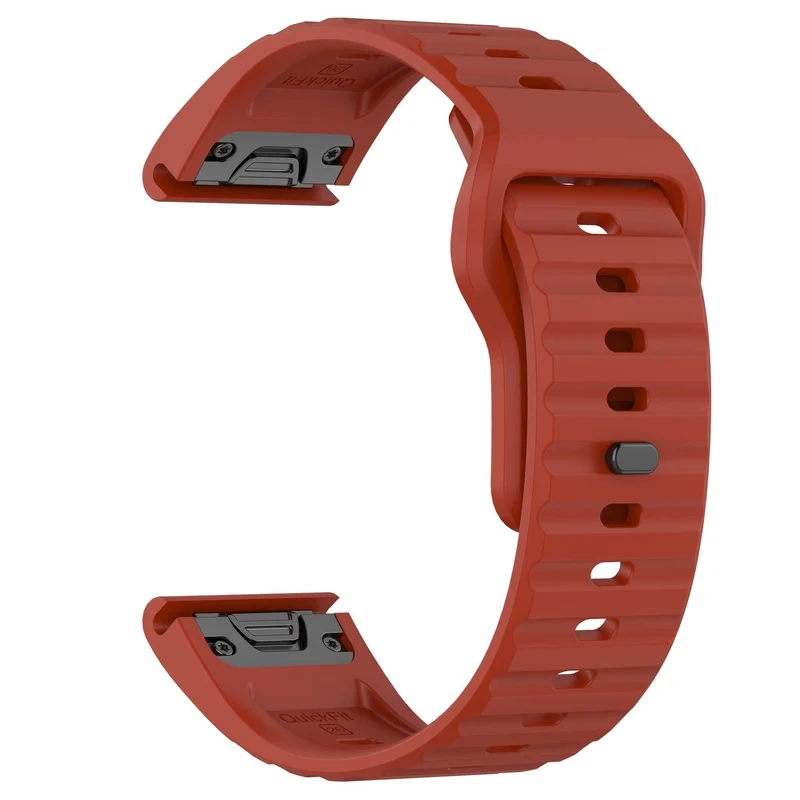 Garmin Fenix 9 Pro - 47mm Outdoor Silikonarmband (Rot)