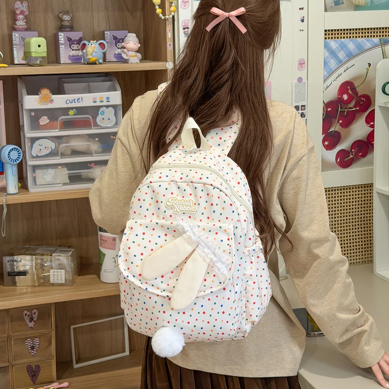 Dekorativer Bunny-Ear Rucksack Karnz