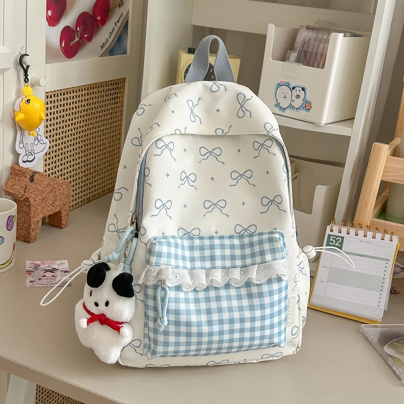 Dekorative mit Schleifen verzierte Rucksack Karnz