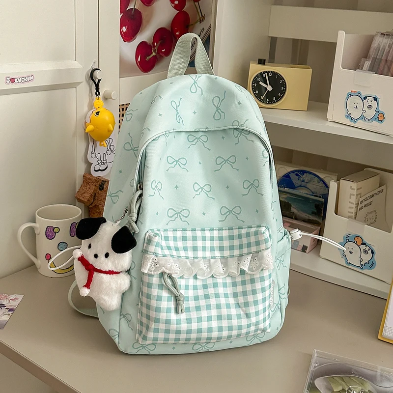 Dekorative mit Schleifen verzierte Rucksack Karnz