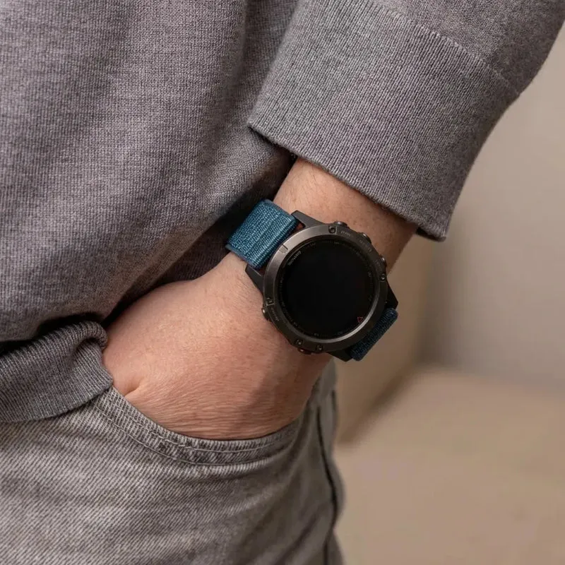 Garmin Fenix 9 Pro - 47mm Nylonarmband (Dunkel Nebelgrau)