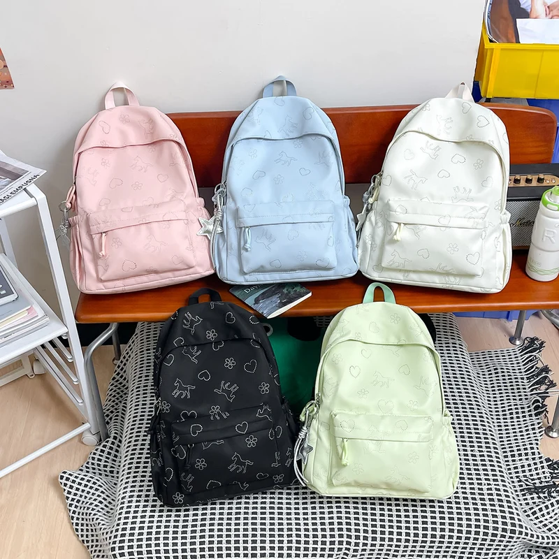 Haltbares Grafikdruck-Rucksack Karnz