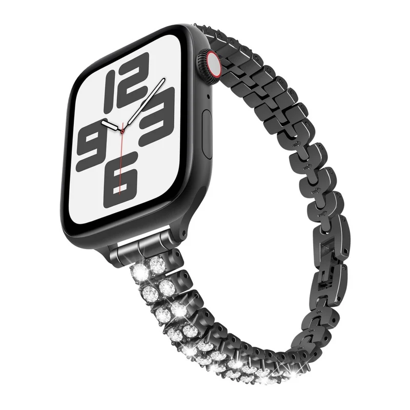 Unglaublich Süß Apple Smartwatch Metall Und Strass Universell Armband
