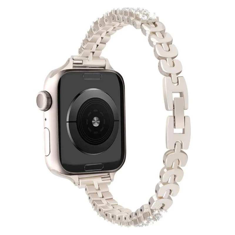 Unglaublich Süß Apple Smartwatch Metall Und Strass Universell Armband