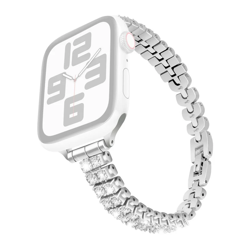 Unglaublich Süß Apple Smartwatch Metall Und Strass Universell Armband