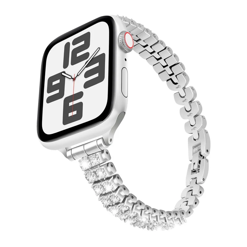 Unglaublich Süß Apple Smartwatch Metall Und Strass Universell Armband
