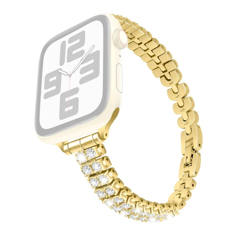 Unglaublich Süß Apple Smartwatch Metall Und Strass Universell Armband