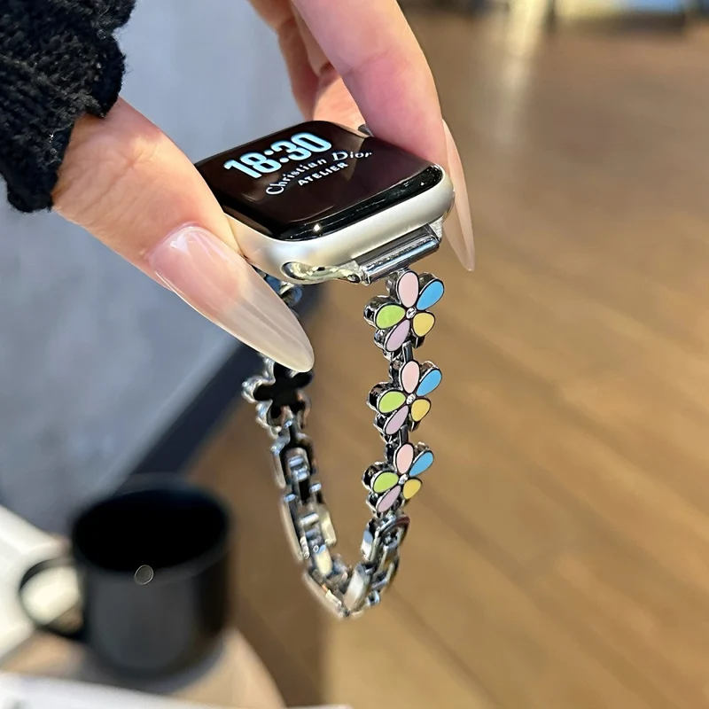 Unglaublich Haltbar Apple Smartwatch Metall Universell Armband