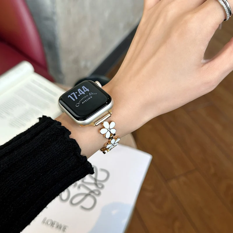 Unglaublich Haltbar Apple Smartwatch Metall Universell Armband