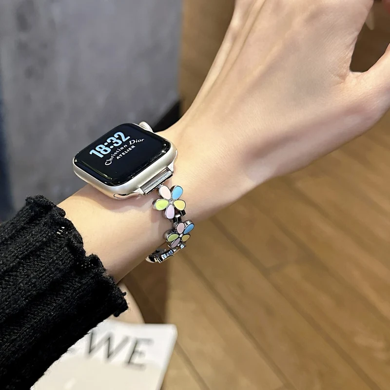 Schön Apple Smartwatch Metall Universell Armband