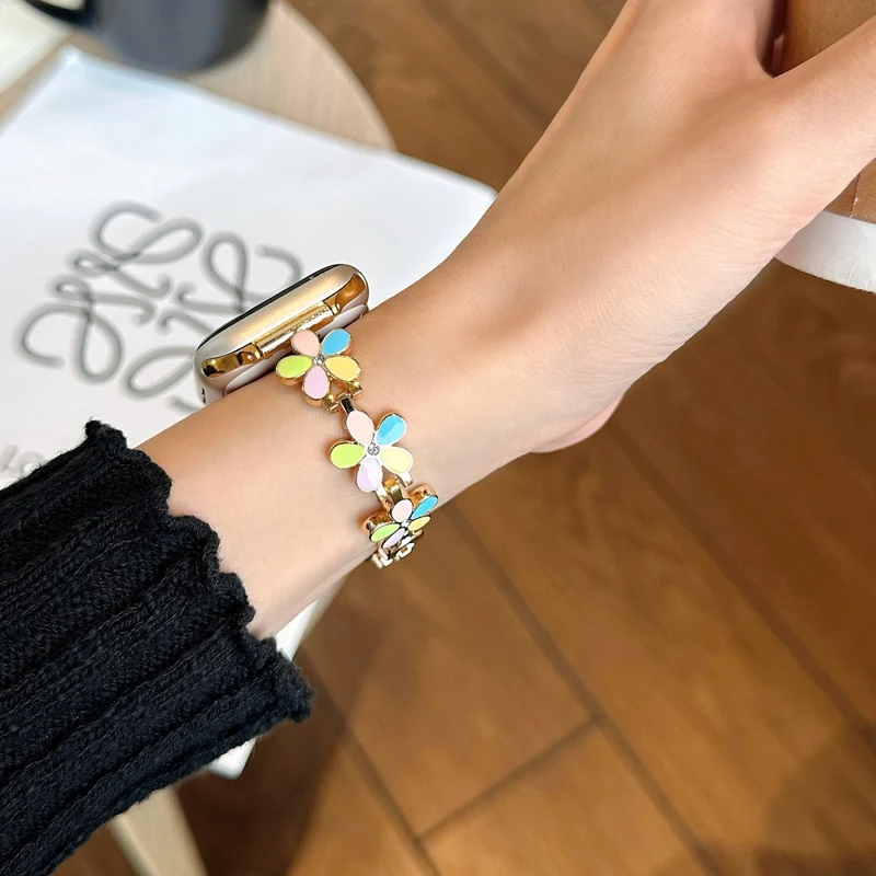 Schön Apple Smartwatch Metall Universell Armband