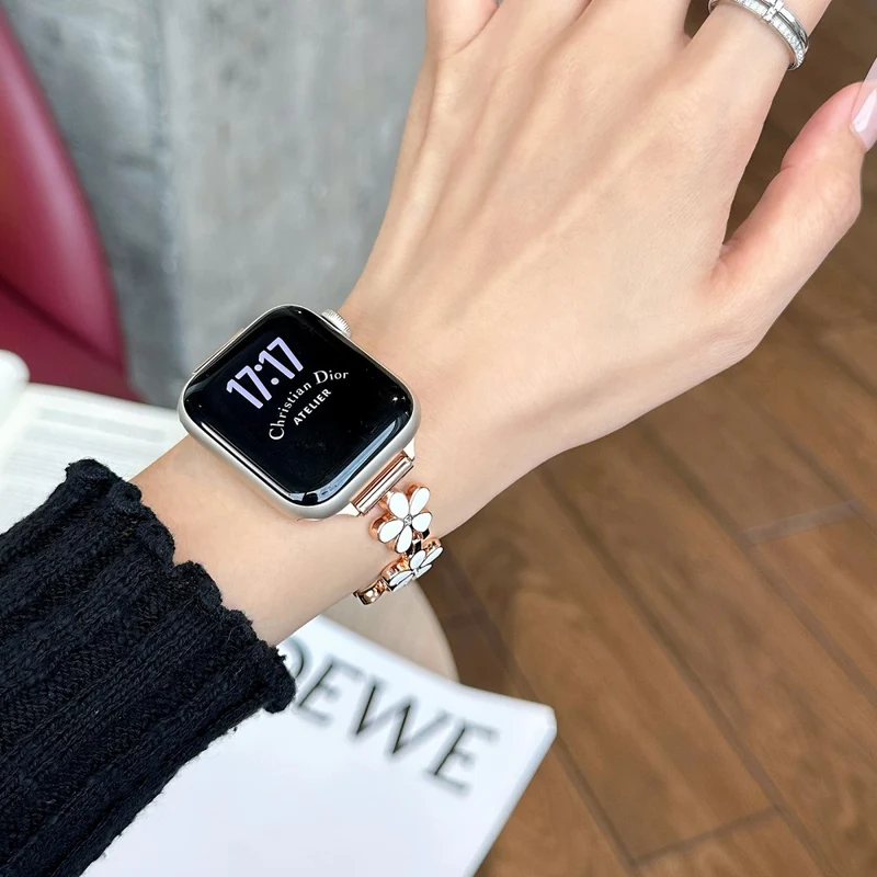 Schön Apple Smartwatch Metall Universell Armband