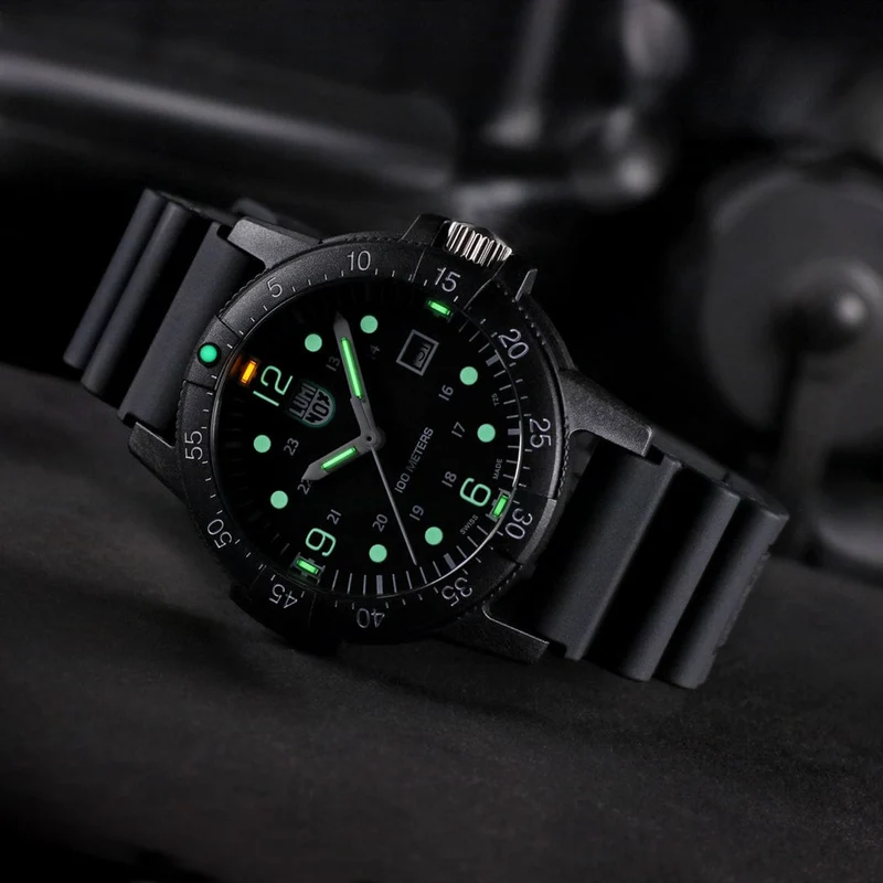 Luminox Sea Bass X2.2001 Herren Armbanduhr Schwarz • CARBONOX™-Gehäuse • Luminox Light Technology