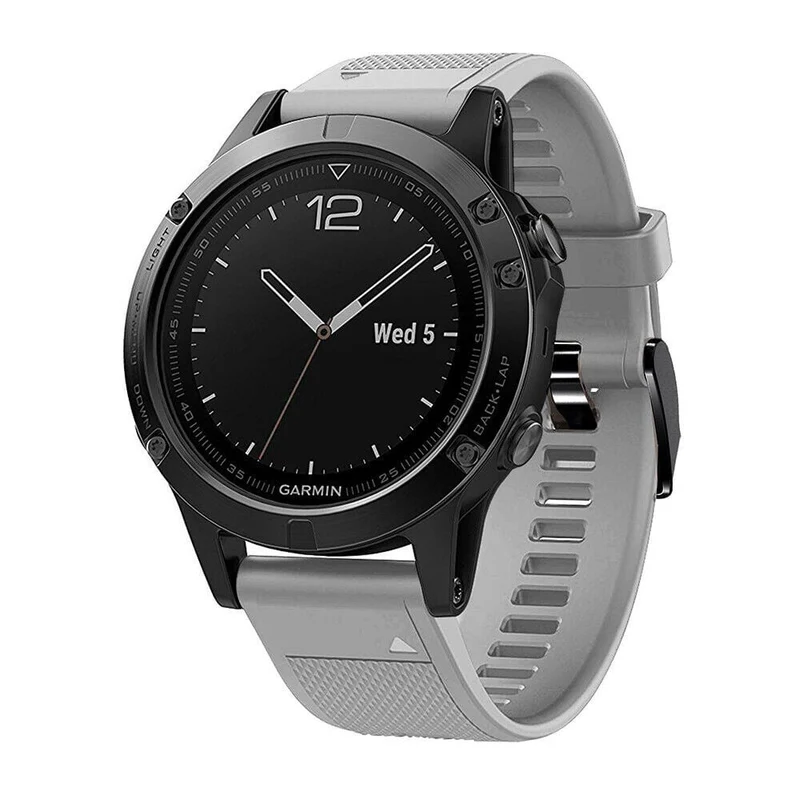 Garmin Fenix 9 Pro - 47mm Silikonarmband (Grau)