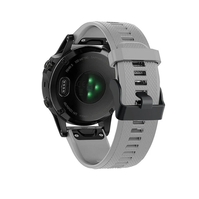 Garmin Fenix 9 Pro - 47mm Silikonarmband (Grau)