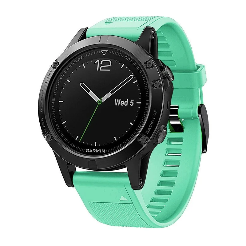 Garmin Fenix 9 - 47mm Silikonarmband (Aqua)
