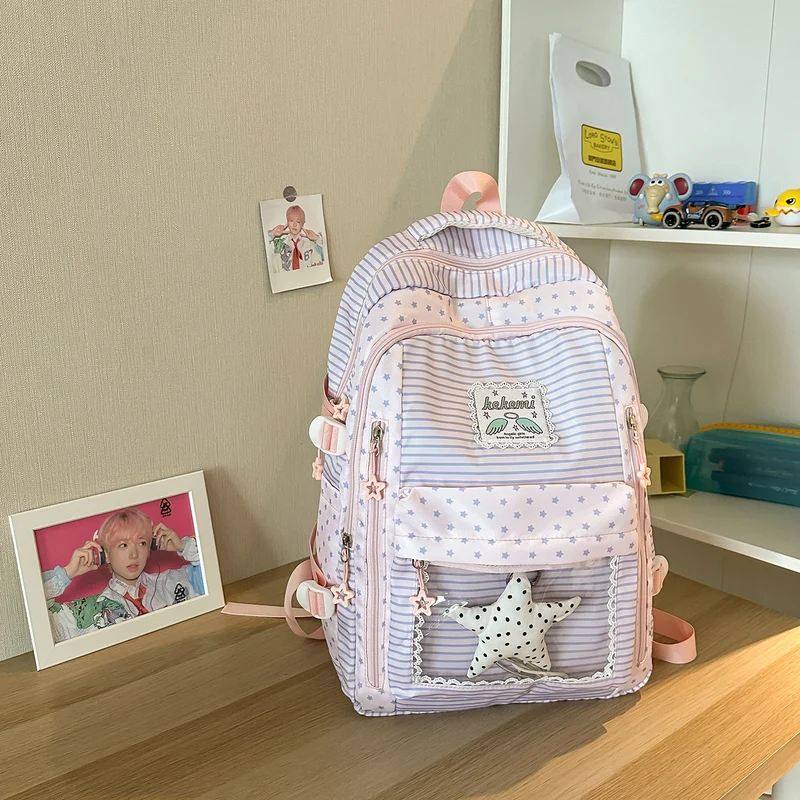 Niedlicher schulrucksack mit sternenmuster Karnz