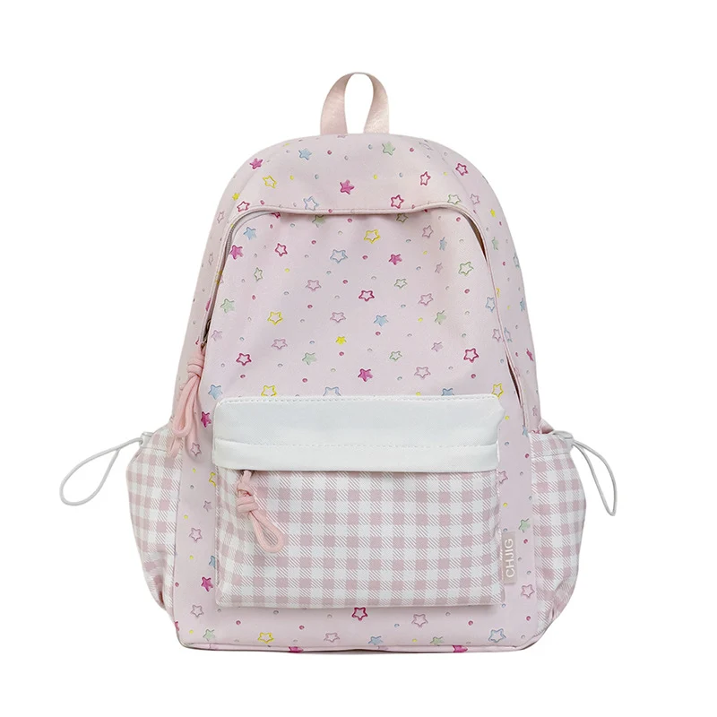 Niedlicher Sternenmuster-Casual-Tag-Rucksack Karnz