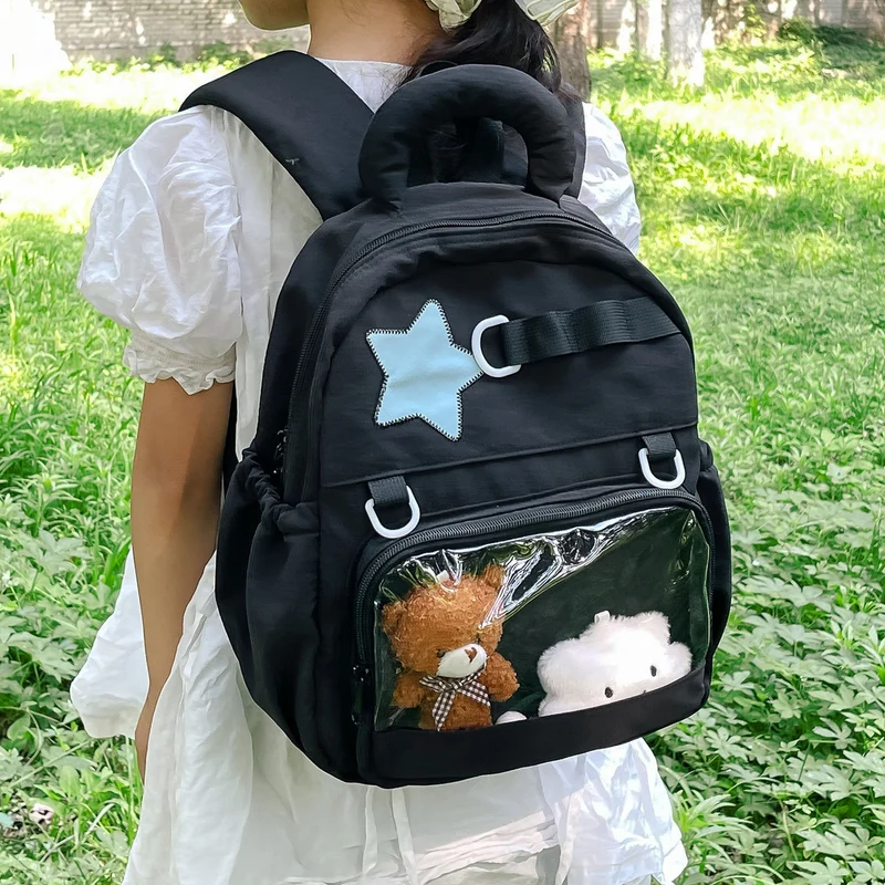 Süßer mit Sternen verzierten Mini-Rucksack Karnz