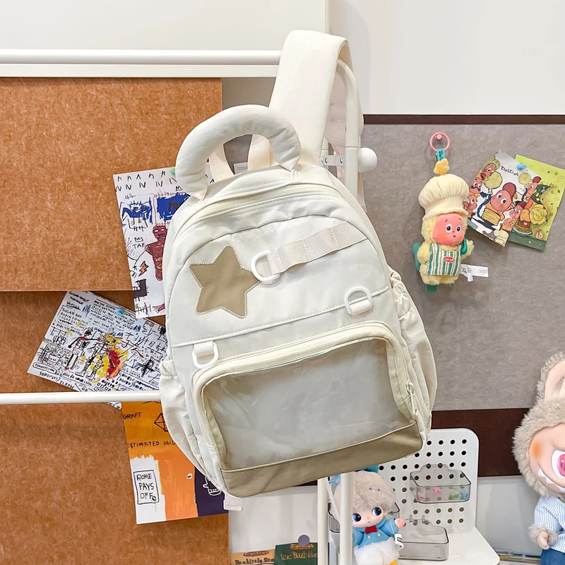 Süßer mit Sternen verzierten Mini-Rucksack Karnz