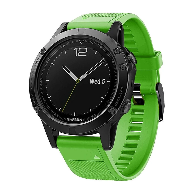 Garmin Fenix 9 Pro - 47mm Silikonarmband (Grün)