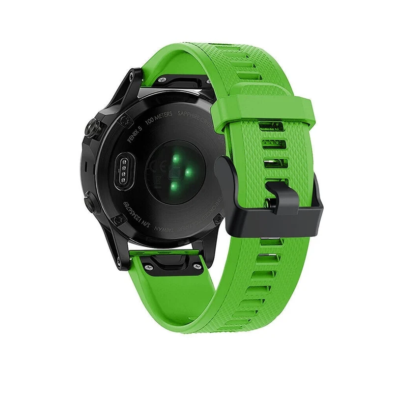 Garmin Fenix 9 Pro - 47mm Silikonarmband (Grün)
