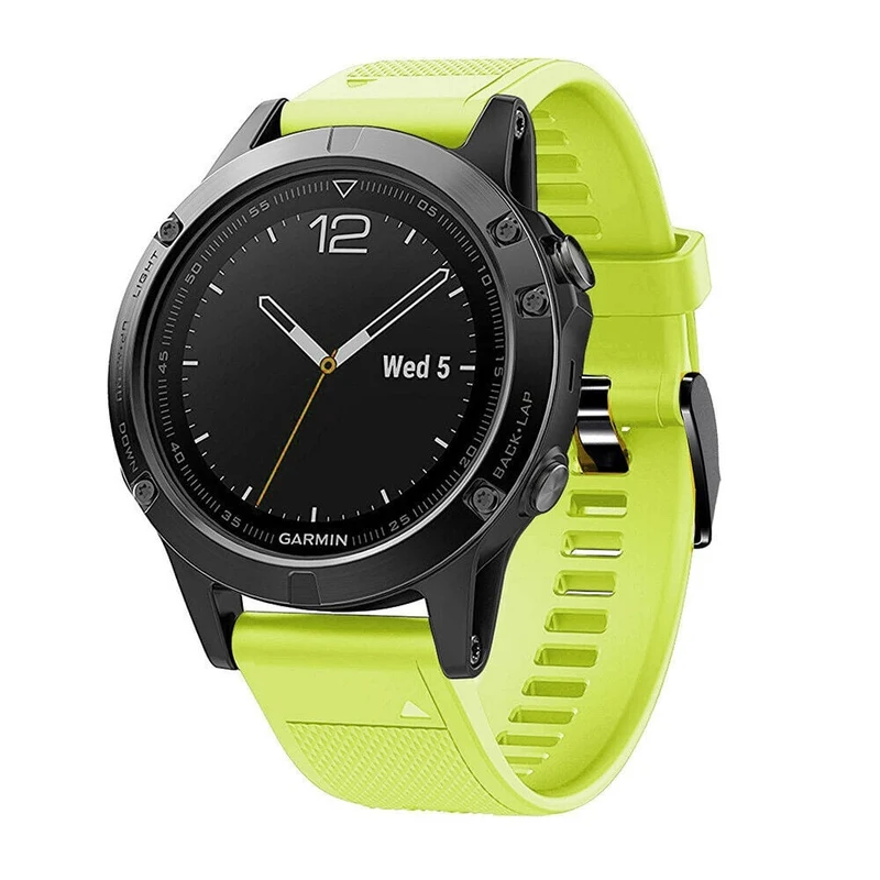 Garmin Fenix 9 - 47mm Silikonarmband (Hellgrün)