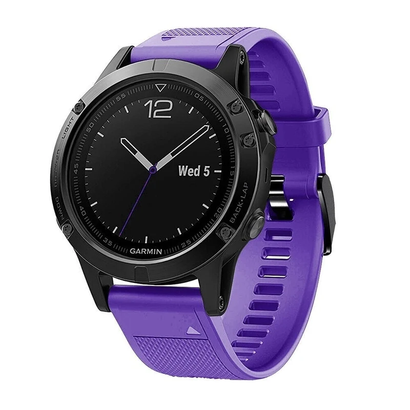 Garmin Fenix 9 - 47mm Silikonarmband (Lila)