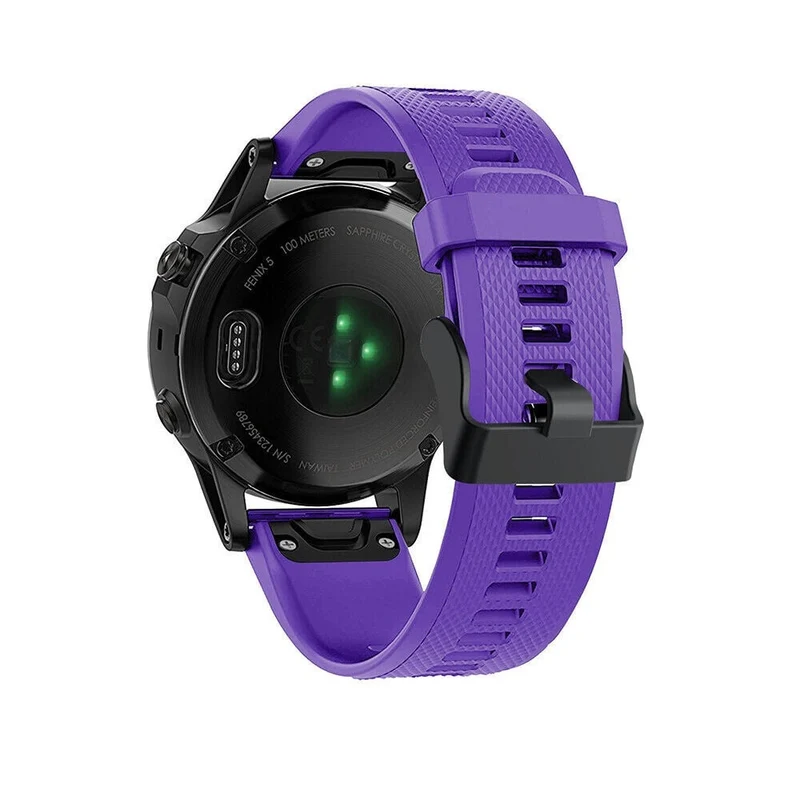 Garmin Fenix 9 - 47mm Silikonarmband (Lila)