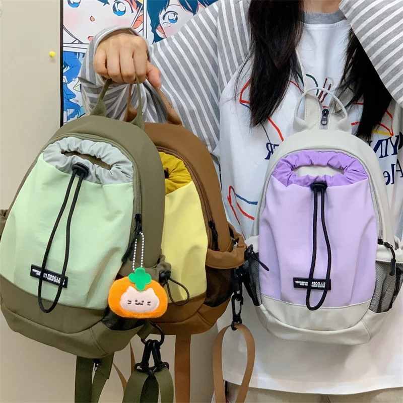 Kordelzugverschluss Lässiger Rucksack Karnz