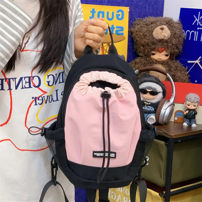 Kordelzugverschluss Lässiger Rucksack Karnz
