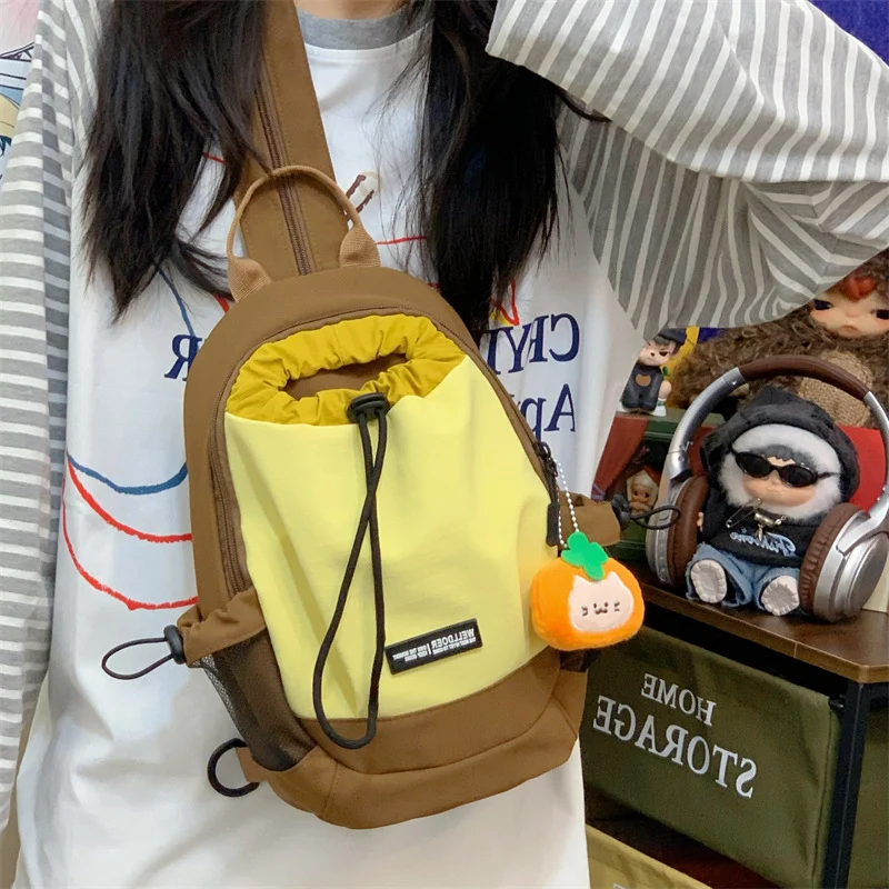 Kordelzugverschluss Lässiger Rucksack Karnz