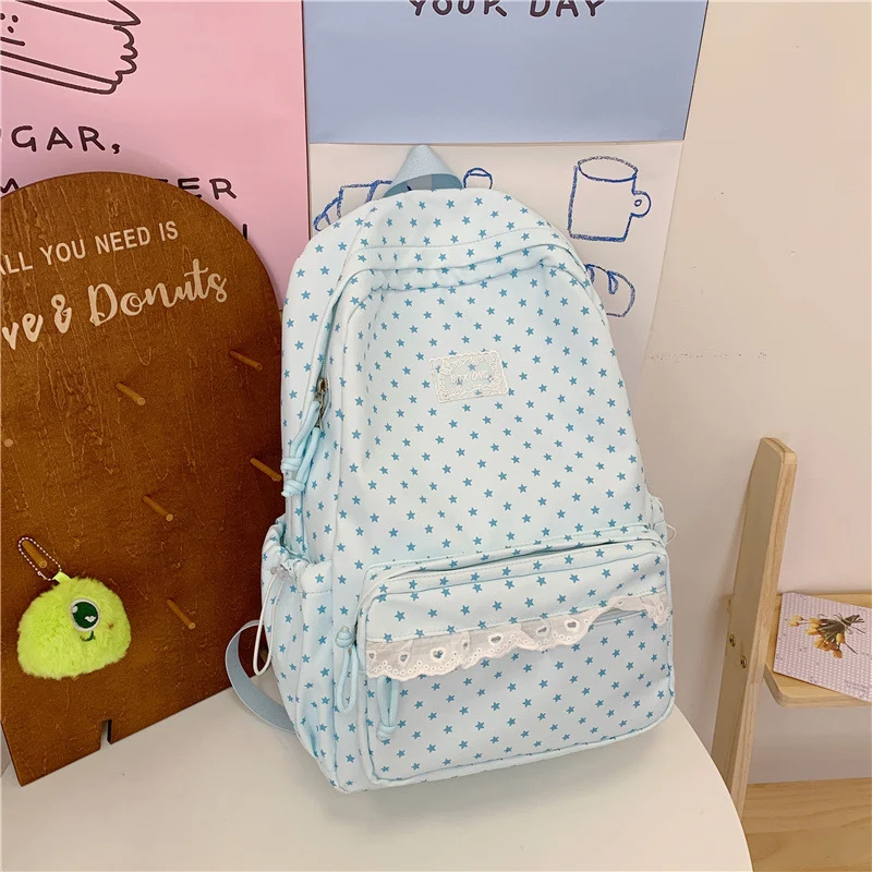 Dekorative Stern-Druck Rucksack Karnz