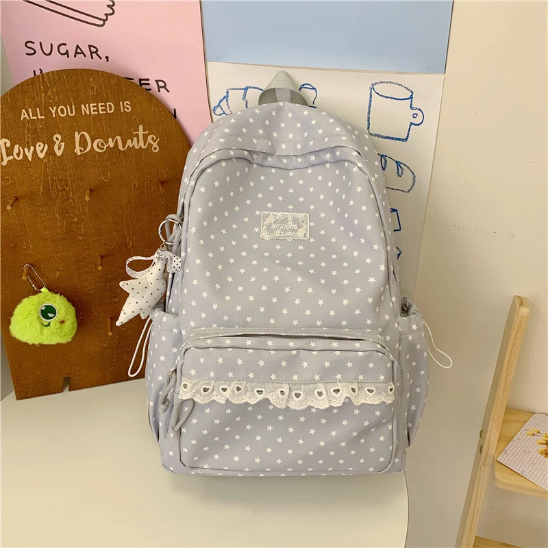 Dekorative Stern-Druck Rucksack Karnz