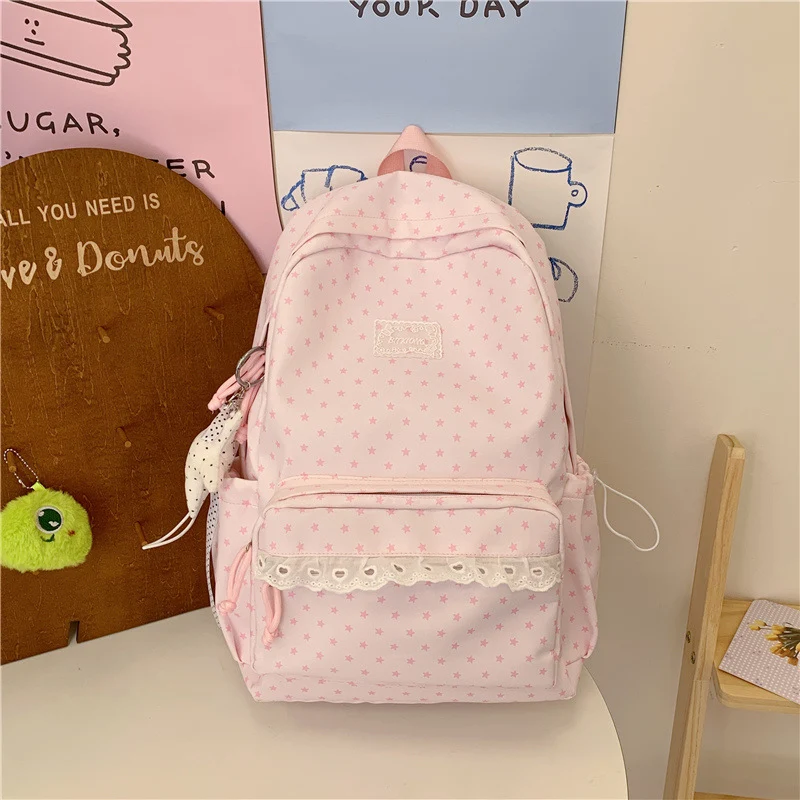 Dekorative Stern-Druck Rucksack Karnz